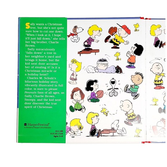 Sally's Christmas Miracle Charles Schulz Snoopy Peanuts 1996 Hardcover w Jacket - Picture 3 of 10